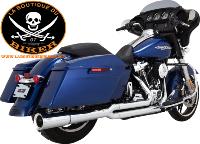 POTS HARLEY FLHT/FLHTX/ FLTRX/FLTRU/FLTRK/FLHX/FLHR 2017-2023...VANCE + HINES EXHAUST PRO-P.CHR.17+ FL 18002571 / 17383 #LABOUTIQUEDUBIKER