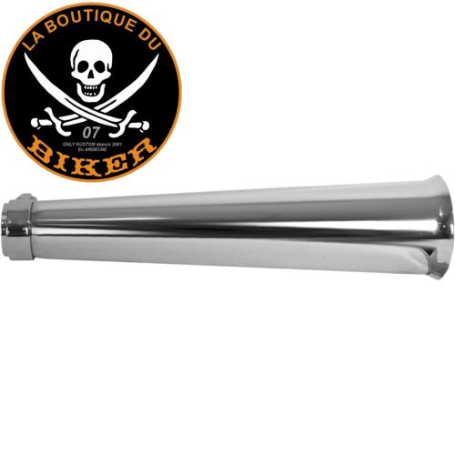 POT ECHAPEMENT UNIVERSEL MUFFLER BLUNDERBUSS CHROME...PE18113019 EMGO MUFFLER BLUNDERBUSS 18113019 / 80-84016...LA BOUTIQUE DU BIKER