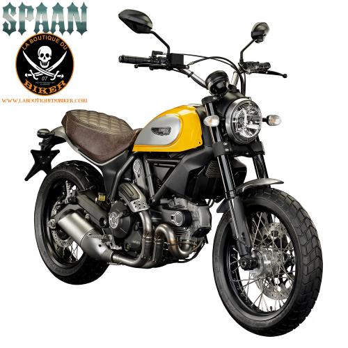 Sacoche Latérale DUCATI SCRAMBLER...SP1794M MARRON...LA BOUTIQUE DU BIKER