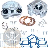 KIT CULASSES SHOVELHEAD 1979/1984  S&S SUPER STOCK / ALESAGE D'ORIGINE OEM #90-1498...PE09300009...S+S CYCLE CYL.HD.79-84BT NAT 09300009 / 90-1498