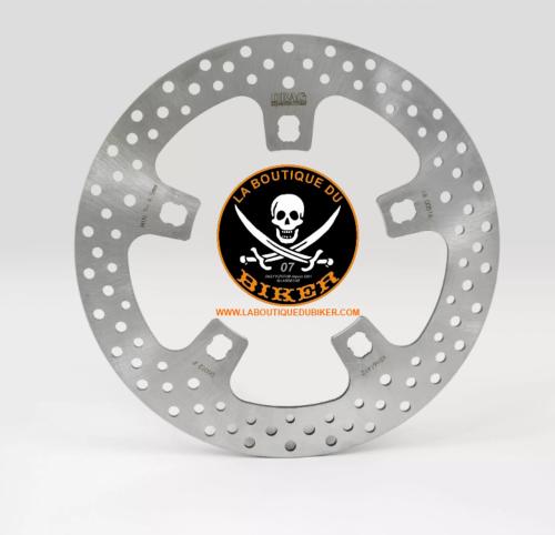 DISQUE DE FREIN HD FL BIG TWIN 2014-2024 AVANT...DRAG SPECIALTIES BRAKE ROTOR FIX ROUND 11.8" 17103354 / DG012F