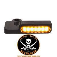 CLIGNOTANTS HARLEY SPORTSTER 1988-2013 NOIR HEINZ BIKES Handlebar Mounting LED Blinkers Amber/Black HBTSXL-13...PE20201455