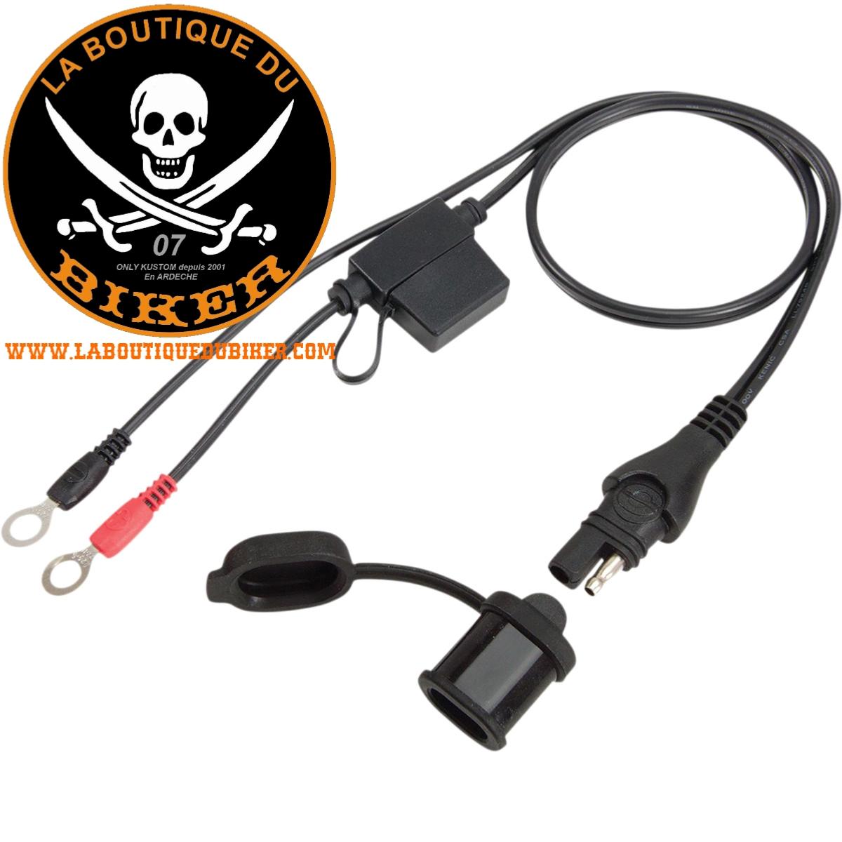 Câble de charge USB OPTIMATE 3,3A avec prise SAE/prise USB - buy cheap ▷ FC- Moto