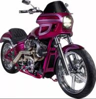 BULLE SAUTE-VENT HARLEY LOWRIDER  STREET BOB 2018-2024... Minicarénage S-RT SADDLEMEN FAIRING MINI M8 LOWRIDER, STREET BOB, STANDARD 23300307 / 818-29-15589