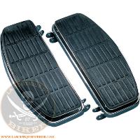 MARCHE-PIEDS AVANT HARLEY FL 1970-1984...DS254410 DRAG SPECIALTIES FLOORBOARDS W/ DAMPER OEM #50603-74A